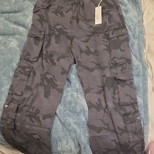 NWT Vintage Havana Gray Camo Cargo Pants